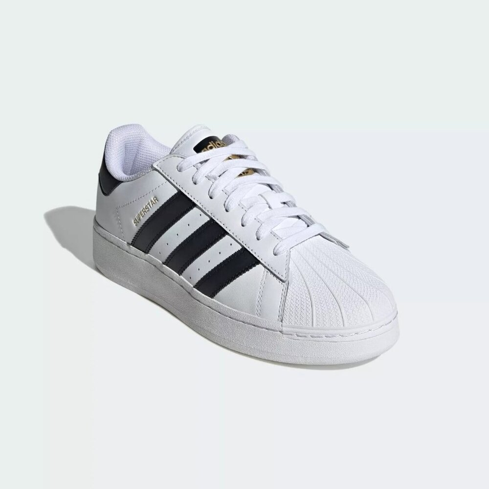 Adidas Superstar "White/Black/Gold" sneakers Women's 6.5